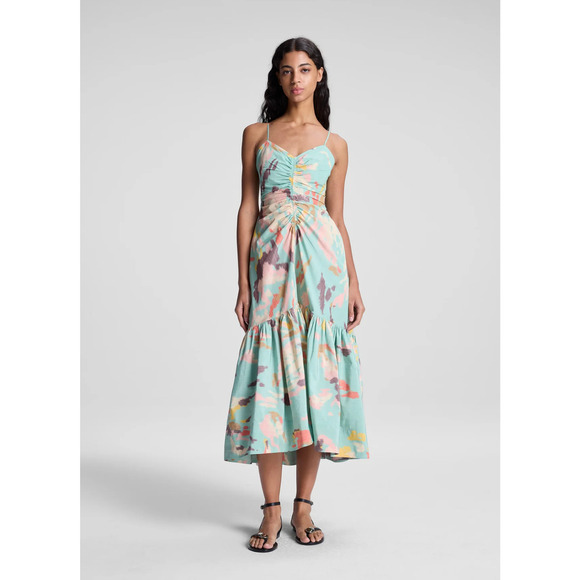 A.L.C. Dresses & Skirts - A.L.C Lindsey Printed Midi Dress Mint Multi